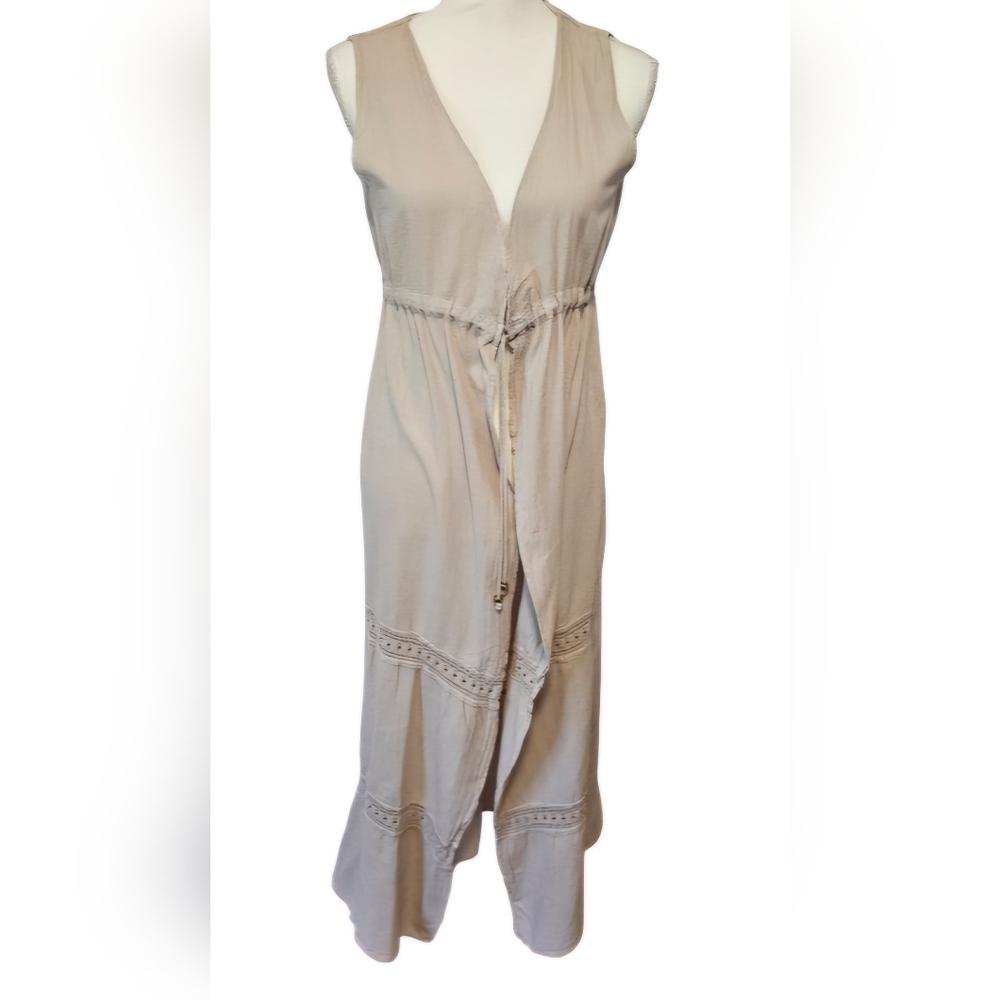 Seaspice Peruvian Cotton Beige Resort wear Coverup Women's Size Small NWT